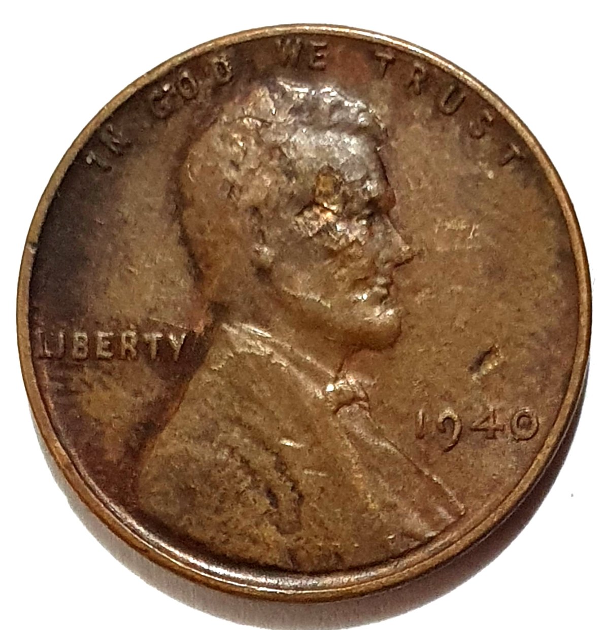 1940-US-Penny,-Planchete-Error?